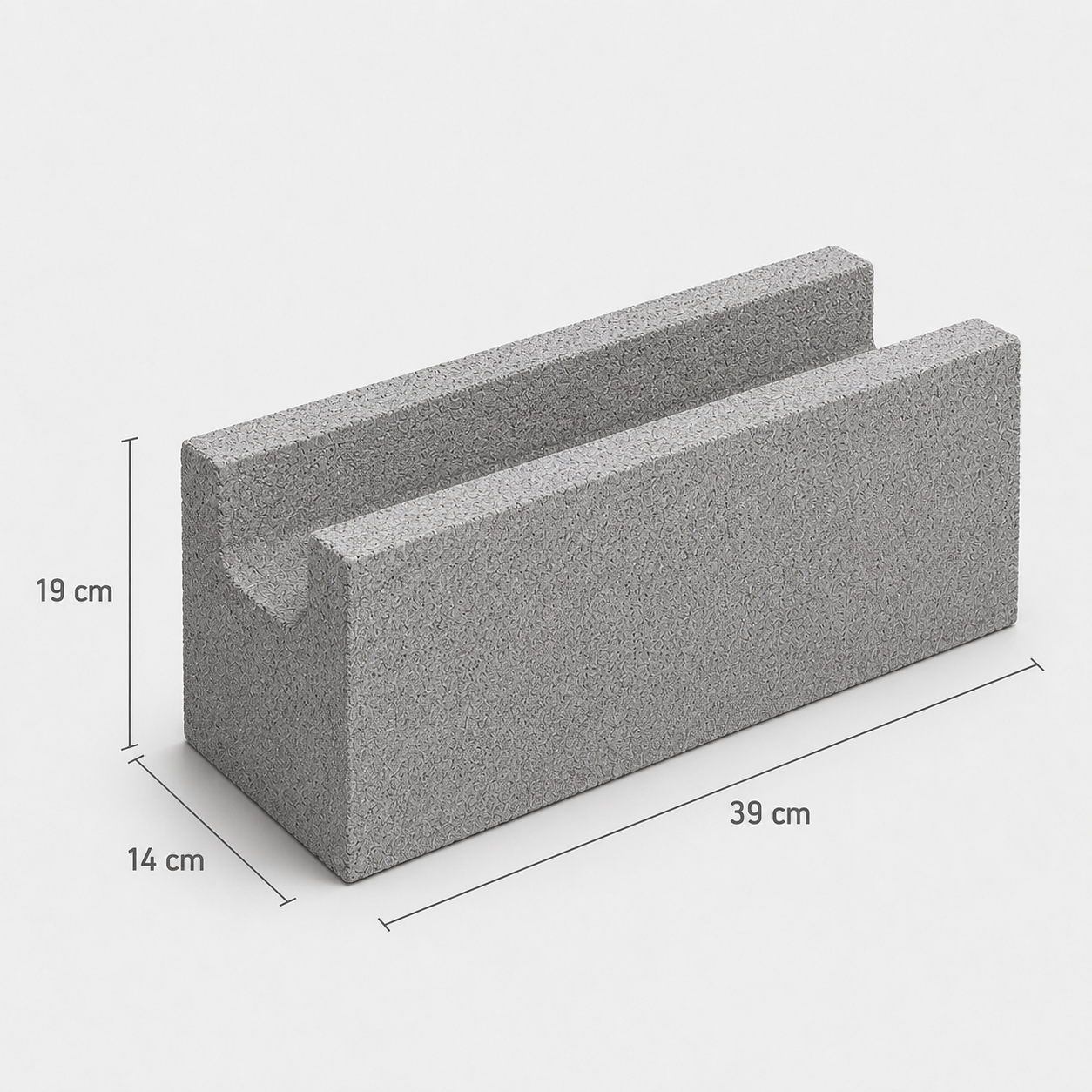 Canaleta 14 - 14 x 19 x 39 cm