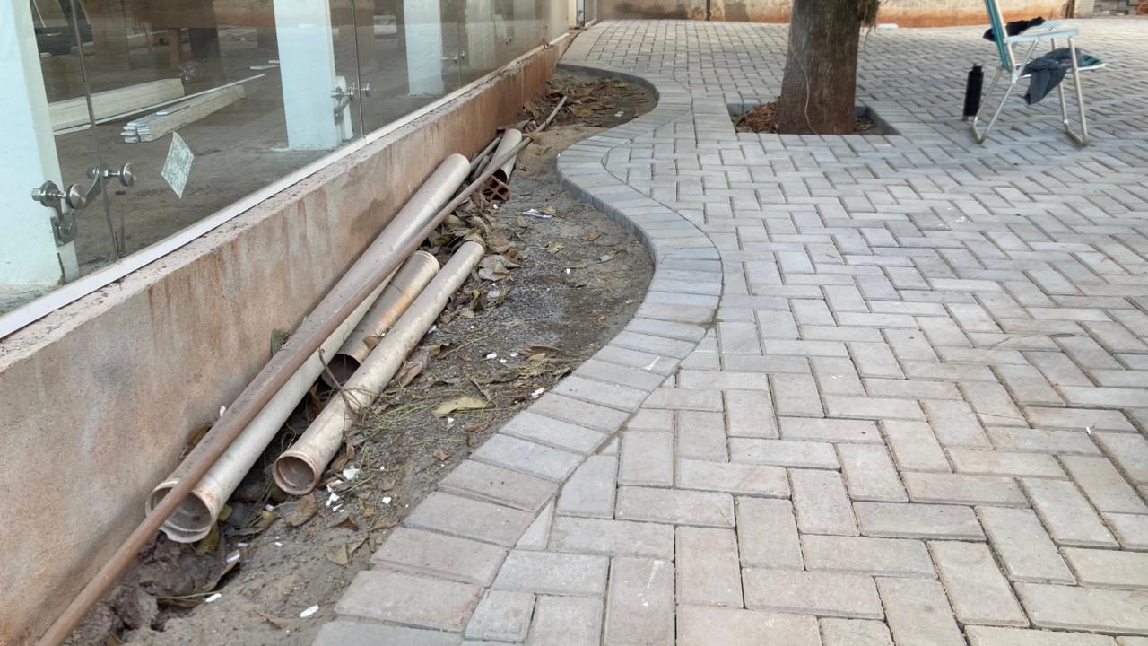 Pavimentação externa com paver de concreto COSAN